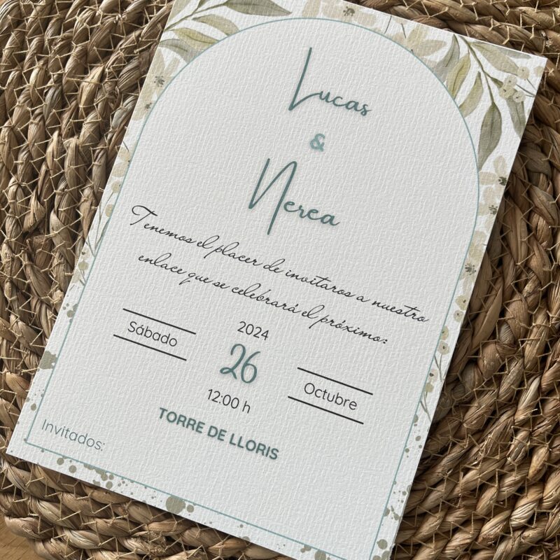 INVITACIÓN BOHEME I