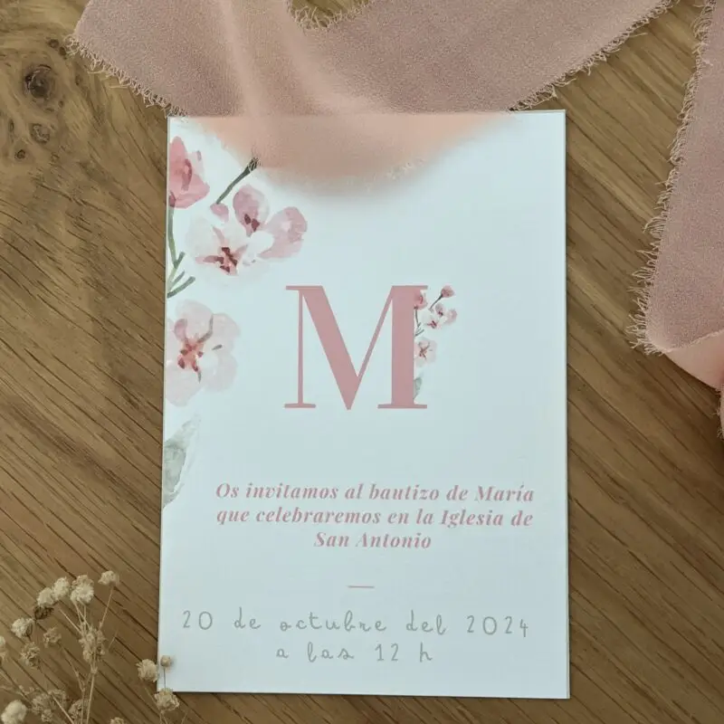 INVITACIÓN FLOR