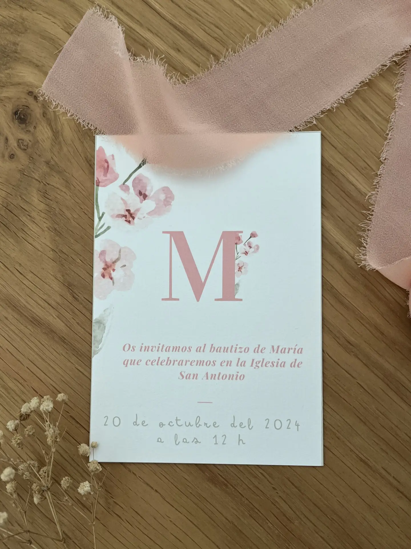 INVITACIÓN FLOR