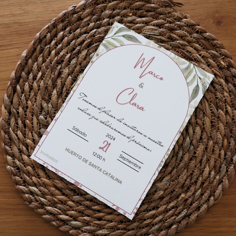 INVITACIÓN BOHEME II